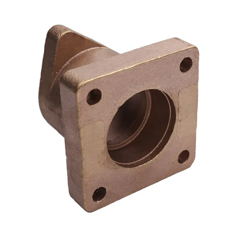 Pièces en bronze de moulage au sable de base de valve rotative